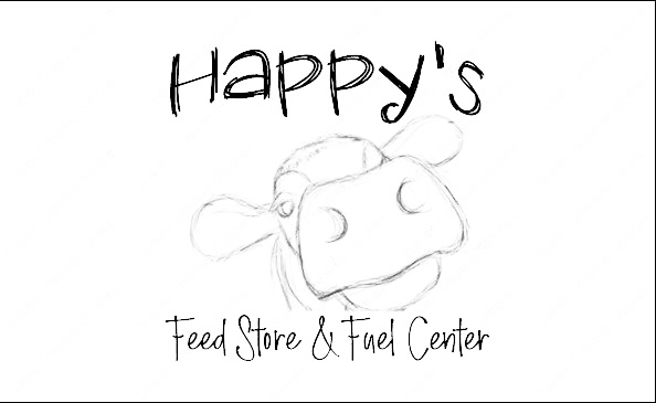 Happy's Feed Store and Fuel Center logo